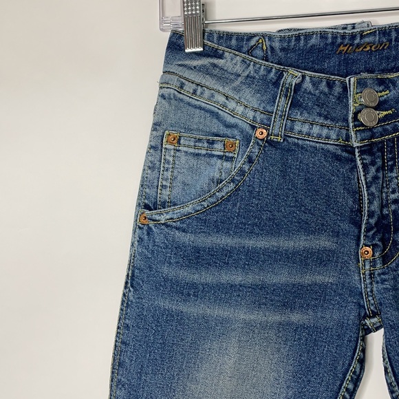 Vintage Hudson Women's Size 28 Boot Cut Blue Jeans - Picture 4 of 13